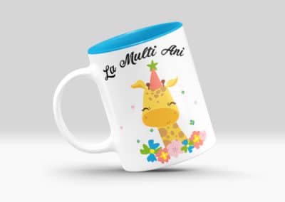 Cani Personalizate cu Interior Colorat Albastru Deschis -Europaper Brasov - Centru de printare