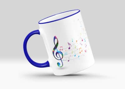 Cani Personalizate cu Buza si Maner Colorat Albastru Deschis -Europaper Brasov - Centru de printare