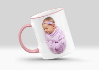 Cani Personalizate cu Buza si Maner Colorat Roz aniversare-Europaper Brasov - Centru de printare