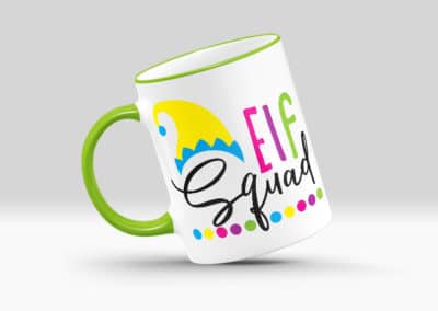 Cani Personalizate cu Buza si Maner Colorat Verde Deschis Funny-Europaper Brasov - Centru de printare