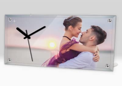 Ceas Rama Foto Personalizata Sticla Sublimare BL 28