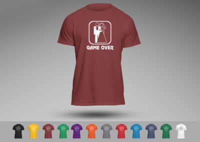 Tricou Personalizat Funny Cuplu - Game Over - Europaper Brasov