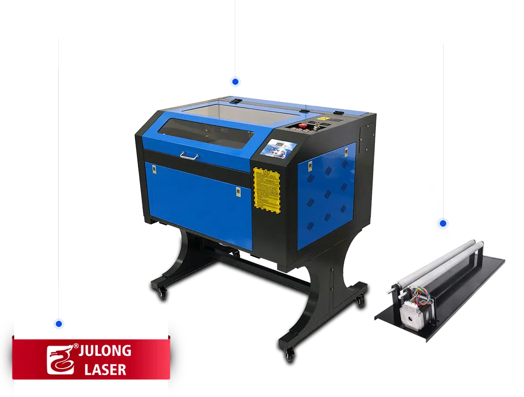 gravator laser 60w cu chiller cw3000